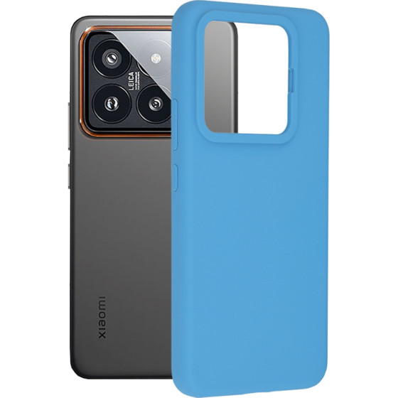Techsuit - Soft Edge Silicone - Xiaomi 14 Pro - Denim Blue