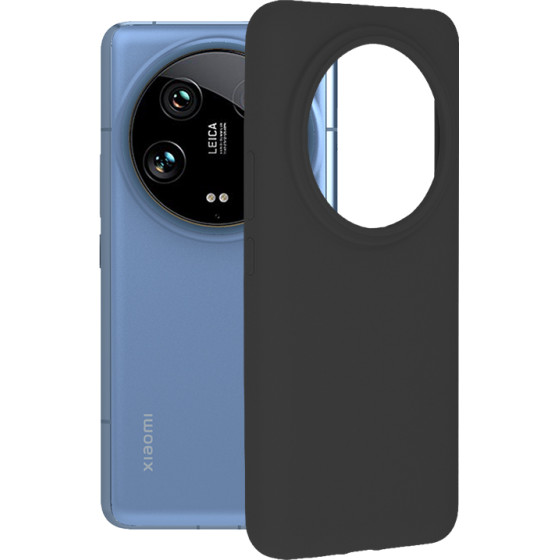 Techsuit - Soft Edge Silicone - Xiaomi 14 Ultra - Black