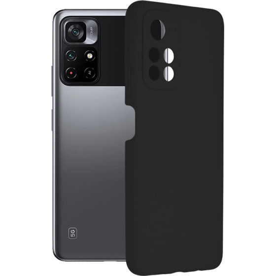 Techsuit - Soft Edge Silicone - Xiaomi Poco M4 Pro 5G - Black