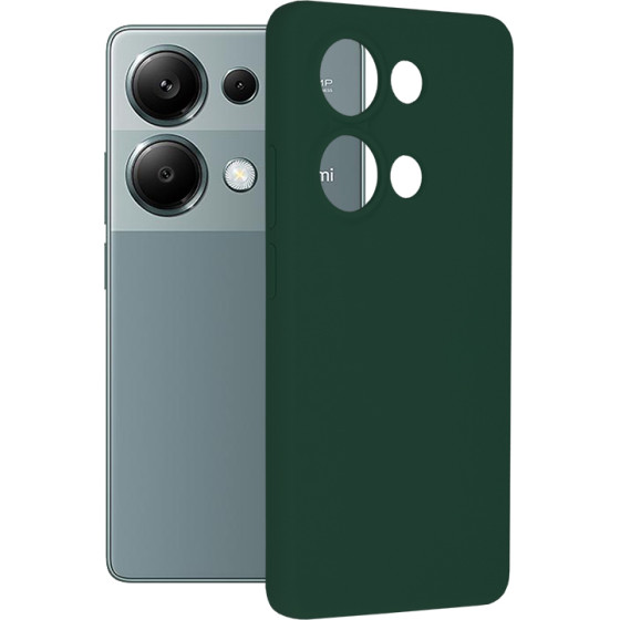 Techsuit - Soft Edge Silicone - Xiaomi Redmi Note 13 Pro 4G / Poco M6 Pro 4G - Dark Green