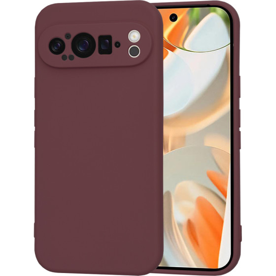 Techsuit - SoftFlex - Google Pixel 9 Pro - Plum Red