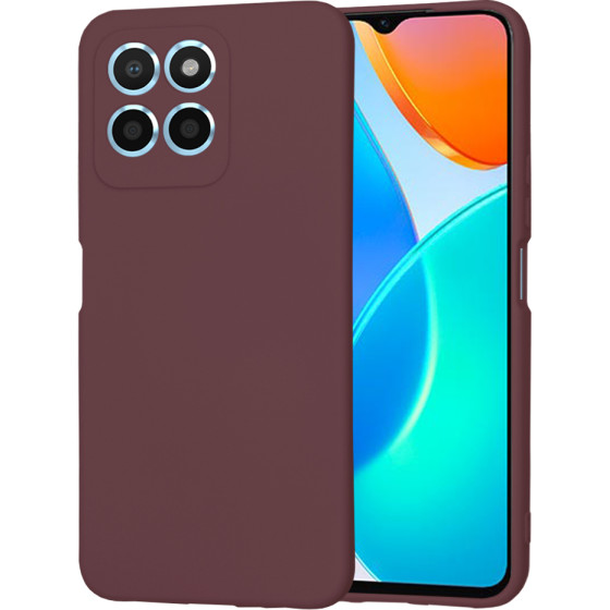 Techsuit - SoftFlex - Honor X6 / X8 5G / 70 Lite - Plum Red