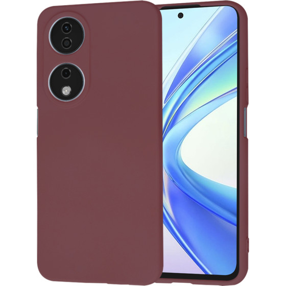 Techsuit - SoftFlex - Honor X7b / X7b 5G / 90 SMART - Plum Red