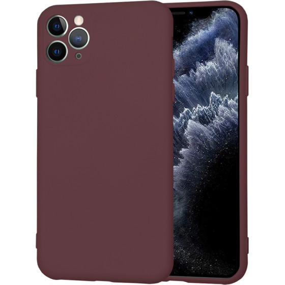 Techsuit - SoftFlex - iPhone 11 Pro Max - Plum Red