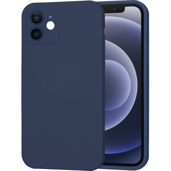 Techsuit - SoftFlex - iPhone 12 - Navy Blue