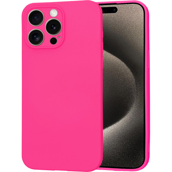 Techsuit - SoftFlex - iPhone 15 Pro Max - Hot Pink