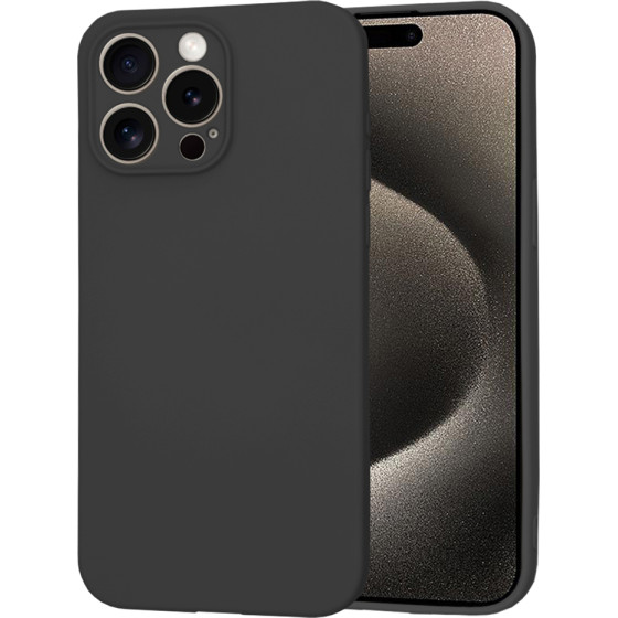 Techsuit - SoftFlex - iPhone 15 Pro Max - Black