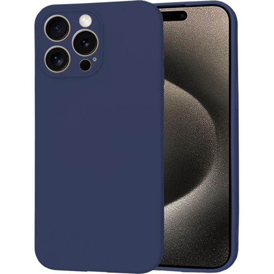 Techsuit - SoftFlex - iPhone 15 Pro Max - Navy Blue
