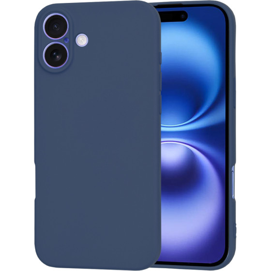 Techsuit - SoftFlex - iPhone 16 - Navy Blue