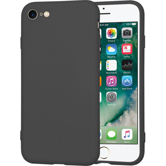 Techsuit - SoftFlex - iPhone 7 / iPhone 8 / iPhone SE 2, SE 2020 / iPhone SE 3, SE 2022 - Black