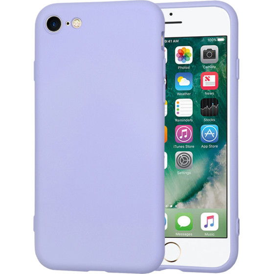 Techsuit - SoftFlex - iPhone 7 / iPhone 8 / iPhone SE 2, SE 2020 / iPhone SE 3, SE 2022 - Light Purple