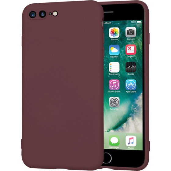 Techsuit - SoftFlex - iPhone 7 Plus / iPhone 8 Plus - Plum Red