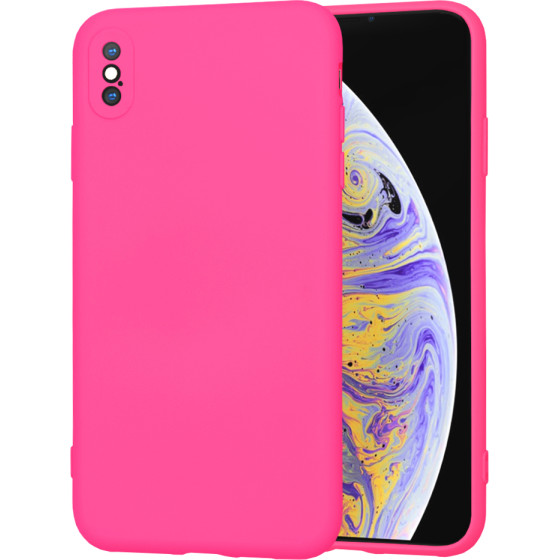 Techsuit - SoftFlex - iPhone XS Max - Hot Pink