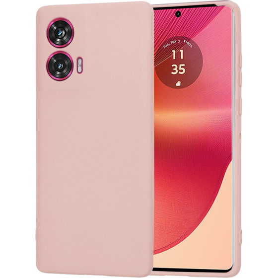 Techsuit - SoftFlex - Motorola Edge 50 Fusion - Pink Sand