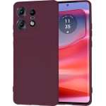 Techsuit - SoftFlex - Motorola Edge 50 Pro - Plum Red