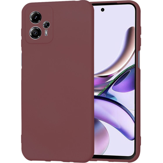 Techsuit - SoftFlex - Motorola Moto G13 - Plum Red