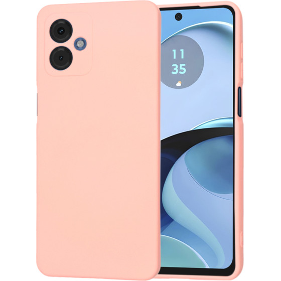 Techsuit - SoftFlex - Motorola Moto G14 - Chalk Pink