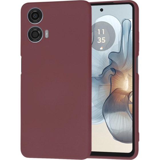 Techsuit - SoftFlex - Motorola Moto G24 Power - Plum Red