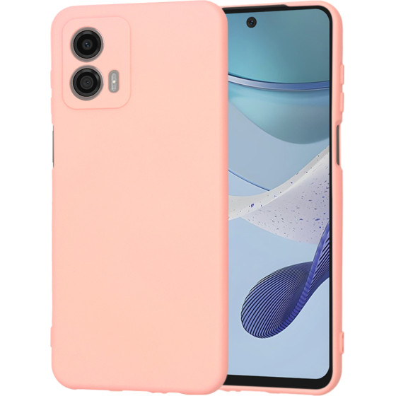 Techsuit - SoftFlex - Motorola Moto G53 - Chalk Pink