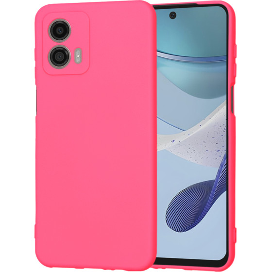 Techsuit - SoftFlex - Motorola Moto G53 - Hot Pink