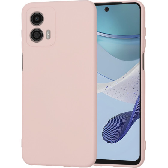 Techsuit - SoftFlex - Motorola Moto G53 - Pink Sand