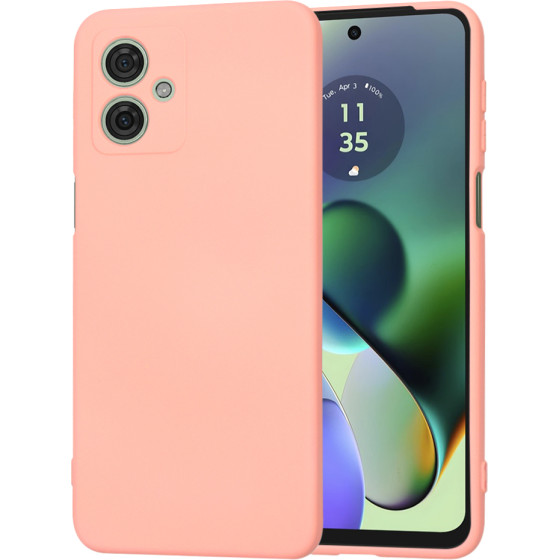 Techsuit - SoftFlex - Motorola Moto G54 Power Edition / G64 - Chalk Pink