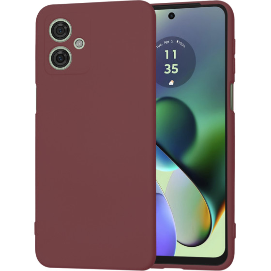 Techsuit - SoftFlex - Motorola Moto G54 Power Edition / G64 - Plum Red