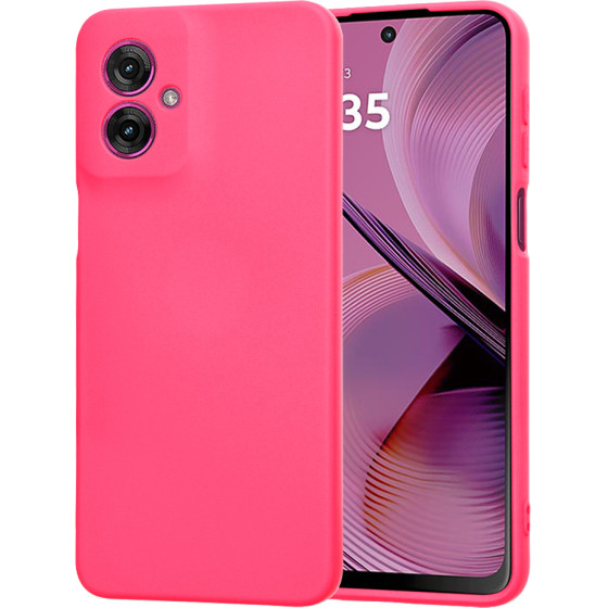 Techsuit - SoftFlex - Motorola Moto G55 - Hot Pink