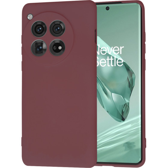 Techsuit - SoftFlex - OnePlus 12 - Plum Red