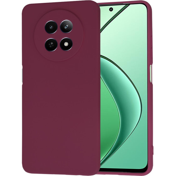 Techsuit - SoftFlex - Realme 12 / 12x - Plum Red