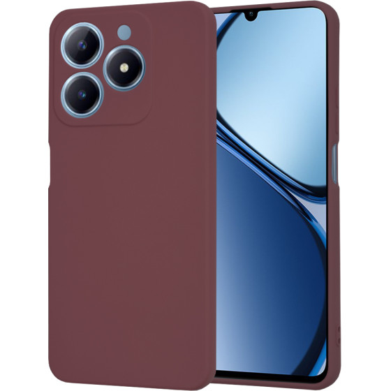 Techsuit - SoftFlex - Realme C61 / Realme C63 - Plum Red