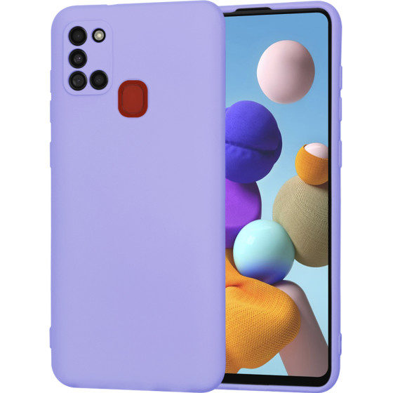 Techsuit - SoftFlex - Samsung Galaxy A21s - Light Purple