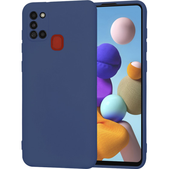 Techsuit - SoftFlex - Samsung Galaxy A21s - Navy Blue