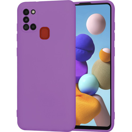 Techsuit - SoftFlex - Samsung Galaxy A21s - Purple