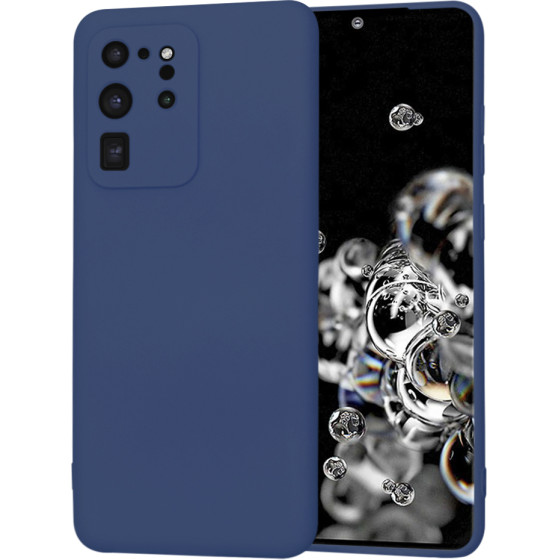 Techsuit - SoftFlex - Samsung Galaxy S20 Ultra 4G / S20 Ultra 5G - Navy Blue