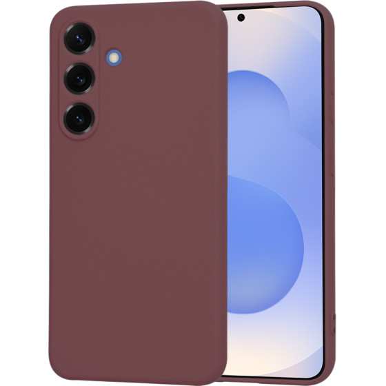 Techsuit - SoftFlex - Samsung Galaxy S25 - Plum Red