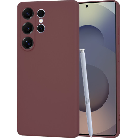 Techsuit - SoftFlex - Samsung Galaxy S25 Ultra - Plum Red