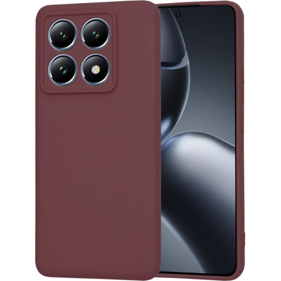 Techsuit - SoftFlex - Xiaomi 14T Pro - Plum Red