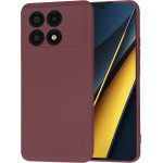 Techsuit - SoftFlex - Xiaomi Poco X6 Pro - Plum Red