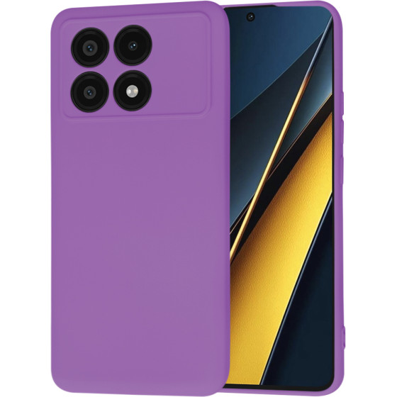 Techsuit - SoftFlex - Xiaomi Poco X6 Pro - Purple