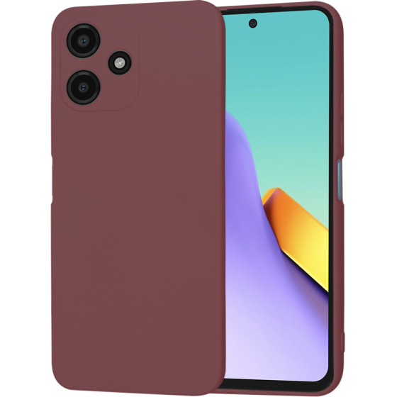 Techsuit - SoftFlex - Xiaomi Redmi 12 5G - Plum Red