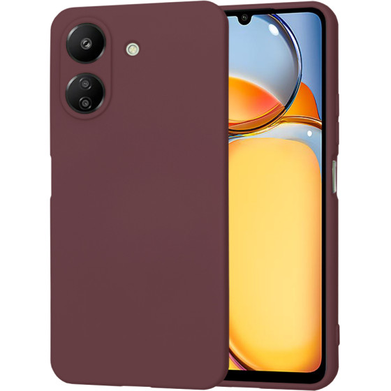 Techsuit - SoftFlex - Xiaomi Redmi 13C 4G / Poco C65 - Plum Red