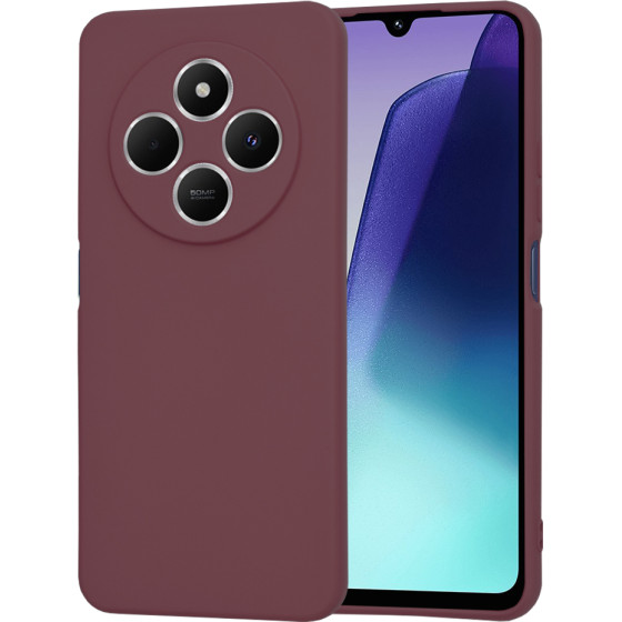 Techsuit - SoftFlex - Xiaomi Redmi 14C / Poco C75 - Plum Red
