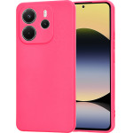Techsuit - SoftFlex - Xiaomi Redmi Note 14 4G (163.25 x 76.55 x 8.16mm) - Hot Pink
