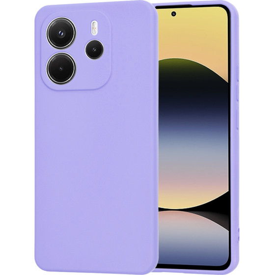 Techsuit - SoftFlex - Xiaomi Redmi Note 14 4G (163.25 x 76.55 x 8.16mm) - Light Purple