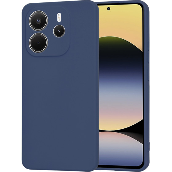 Techsuit - SoftFlex - Xiaomi Redmi Note 14 4G (163.25 x 76.55 x 8.16mm) - Navy Blue