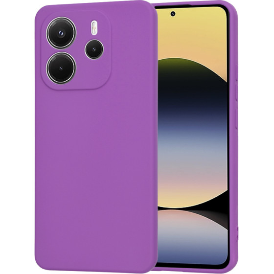Techsuit - SoftFlex - Xiaomi Redmi Note 14 4G (163.25 x 76.55 x 8.16mm) - Purple