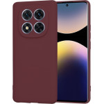 Techsuit - SoftFlex - Xiaomi Redmi Note 14 Pro 5G / Poco X7 - Plum Red