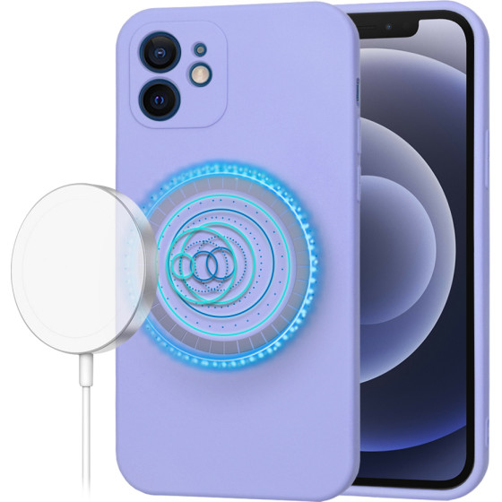 Techsuit - SoftFlex MagSafe - iPhone 12 - Light Purple