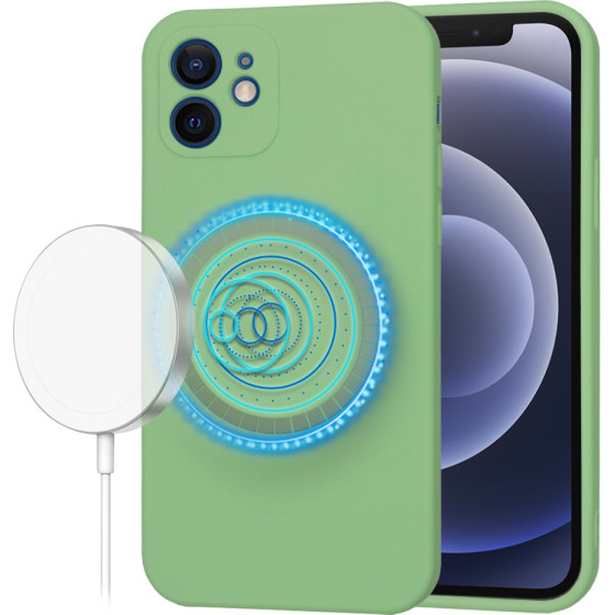 Techsuit - SoftFlex MagSafe - iPhone 12 - Mint Green